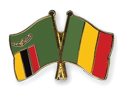 Fahnen Pins Sambia Mali