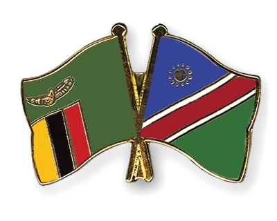 Fahnen Pins Sambia Namibia