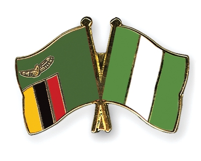 Fahnen Pins Sambia Nigeria