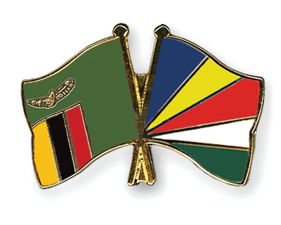 Fahnen Pins Sambia Seychellen