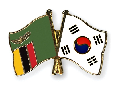 Fahnen Pins Sambia Sdkorea