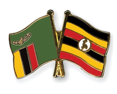 Fahnen Pins Sambia Uganda