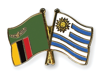 Fahnen Pins Sambia Uruguay