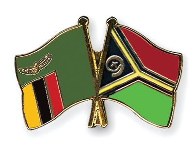 Fahnen Pins Sambia Vanuatu