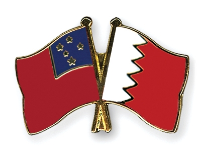 Fahnen Pins Samoa Bahrain