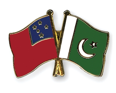 Fahnen Pins Samoa Pakistan