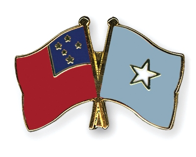 Fahnen Pins Samoa Somalia