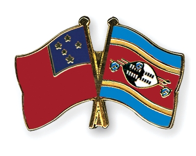 Fahnen Pins Samoa Swasiland