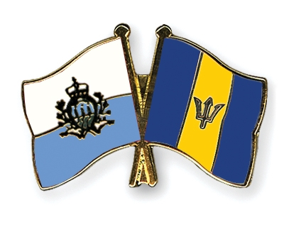 Fahnen Pins San-Marino Barbados