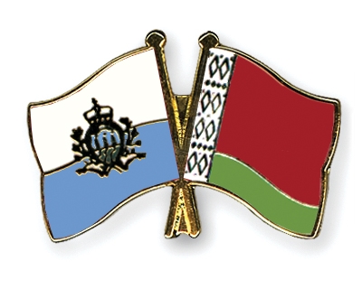 Fahnen Pins San-Marino Belarus