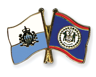 Fahnen Pins San-Marino Belize