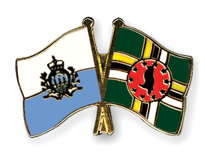 Fahnen Pins San-Marino Dominica