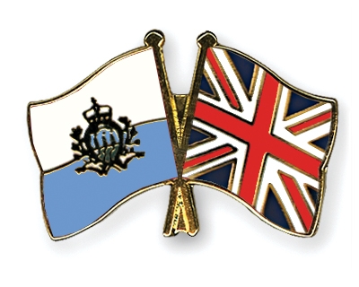 Fahnen Pins San-Marino Grossbritannien