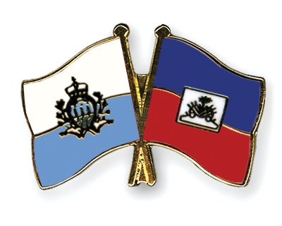 Fahnen Pins San-Marino Haiti