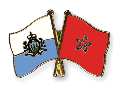 Fahnen Pins San-Marino Hong-Kong