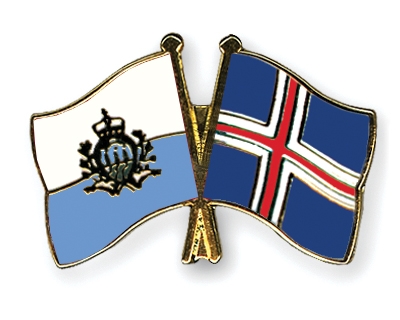 Fahnen Pins San-Marino Island