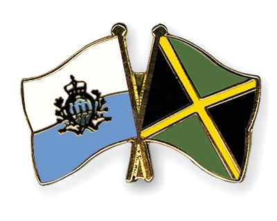 Fahnen Pins San-Marino Jamaika