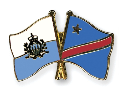 Fahnen Pins San-Marino Kongo-Demokratische-Republik