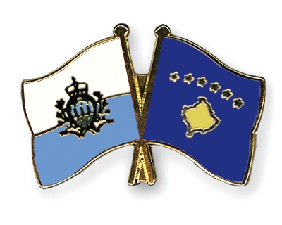 Fahnen Pins San-Marino Kosovo