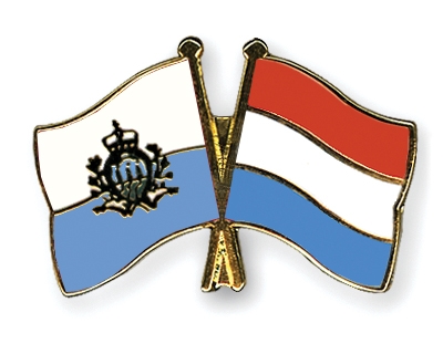 Fahnen Pins San-Marino Luxemburg