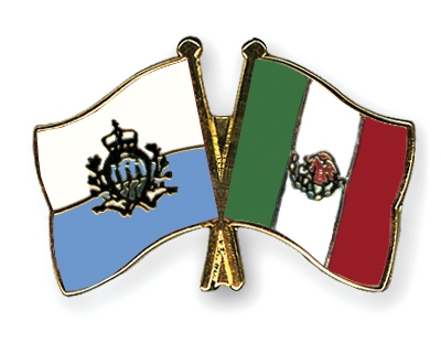 Fahnen Pins San-Marino Mexiko