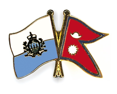 Fahnen Pins San-Marino Nepal