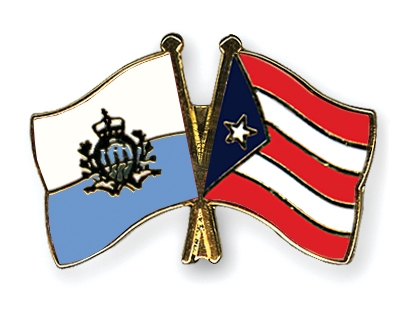 Fahnen Pins San-Marino Puerto-Rico