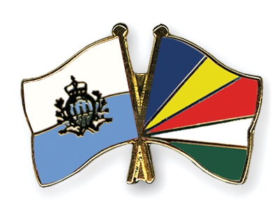 Fahnen Pins San-Marino Seychellen