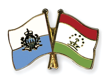 Fahnen Pins San-Marino Tadschikistan