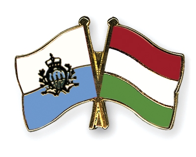 Fahnen Pins San-Marino Ungarn