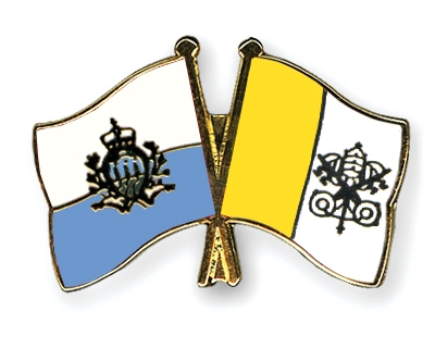 Fahnen Pins San-Marino Vatikanstadt