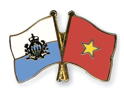 Fahnen Pins San-Marino Vietnam