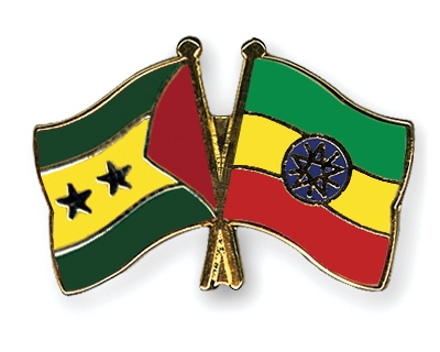 Fahnen Pins Sao-Tome-und-Principe thiopien