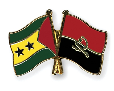 Fahnen Pins Sao-Tome-und-Principe Angola