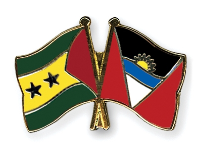 Fahnen Pins Sao-Tome-und-Principe Antigua-und-Barbuda