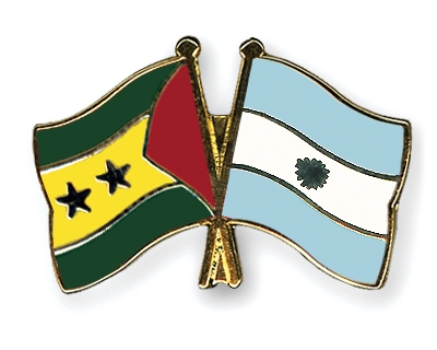 Fahnen Pins Sao-Tome-und-Principe Argentinien