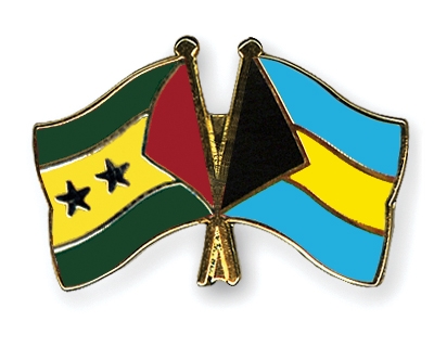 Fahnen Pins Sao-Tome-und-Principe Bahamas