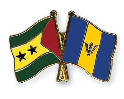 Fahnen Pins Sao-Tome-und-Principe Barbados