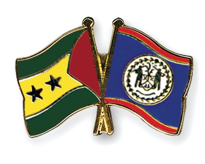 Fahnen Pins Sao-Tome-und-Principe Belize