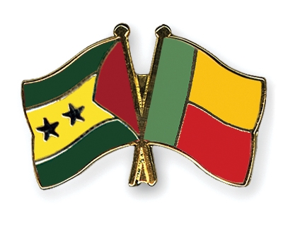 Fahnen Pins Sao-Tome-und-Principe Benin
