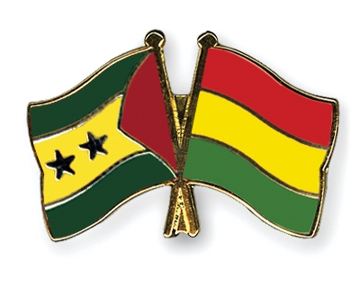 Fahnen Pins Sao-Tome-und-Principe Bolivien