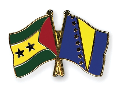 Fahnen Pins Sao-Tome-und-Principe Bosnien-und-Herzegowina