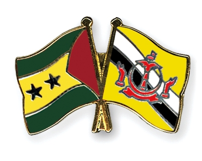 Fahnen Pins Sao-Tome-und-Principe Brunei-Darussalam