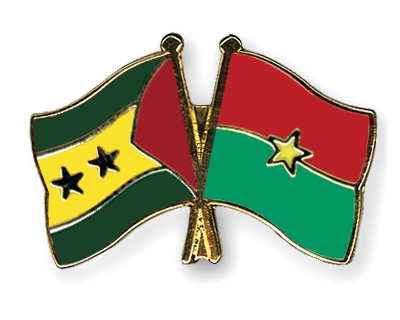 Fahnen Pins Sao-Tome-und-Principe Burkina-Faso