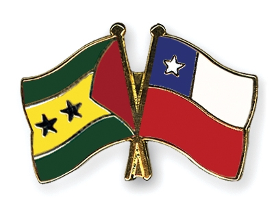 Fahnen Pins Sao-Tome-und-Principe Chile