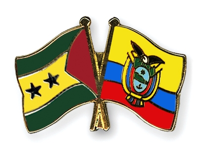 Fahnen Pins Sao-Tome-und-Principe Ecuador