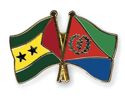 Fahnen Pins Sao-Tome-und-Principe Eritrea