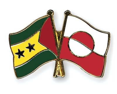 Fahnen Pins Sao-Tome-und-Principe Grnland