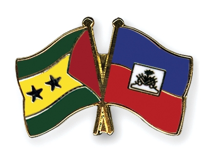 Fahnen Pins Sao-Tome-und-Principe Haiti