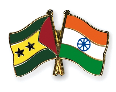 Fahnen Pins Sao-Tome-und-Principe Indien